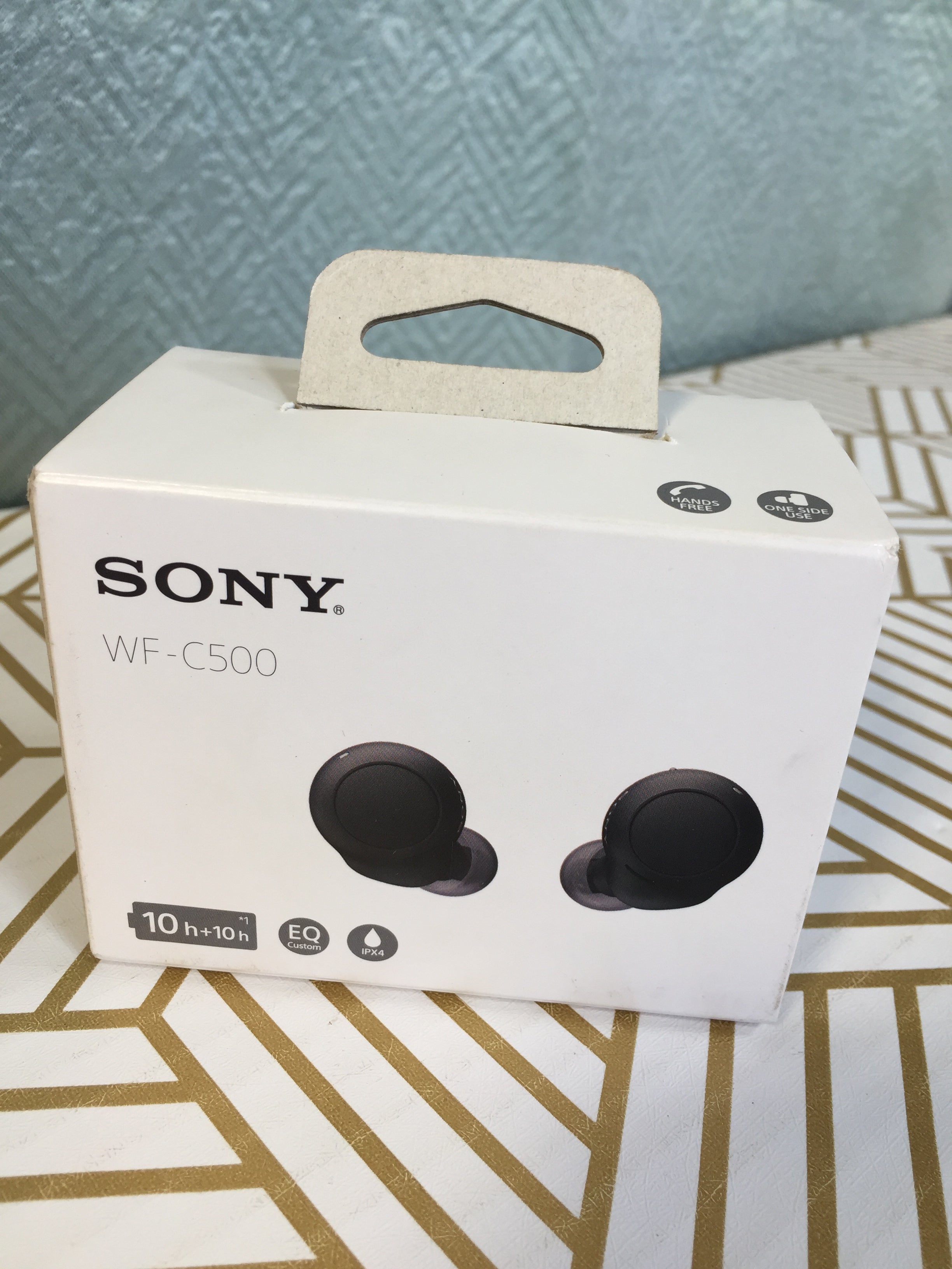 Sony WF-C500 Truly Wireless In-Ear Bluetooth Earbud Headphones Black (7677074079982)